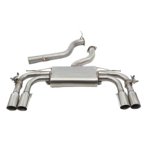 Audi S3 (8V) (5-dörrars) Quattro 13- Catback Sportavgassystem med Ventiler (Ej Ljuddämpat) Cobra Sport